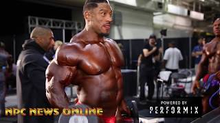 2018 Olympia Mens Bodybuilding Backstage Part 3 [upl. by Allister]