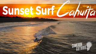 Magical Sunset Surf  Cahuita Costa Rica [upl. by Alyos591]