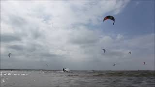 Kitesurfing at Brancaster 31st August and 1st September 2024 [upl. by Aikkin885]