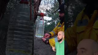 🤯 Dispensador de AGUA Casero Reutilizando una Botella de plástico y una Pajita FUNCIONA [upl. by Annohsal]