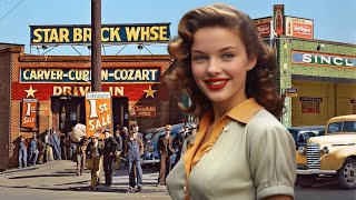 1920s to 1950s USA  The Good Old Days of Vintage America  Colorized [upl. by Illil716]