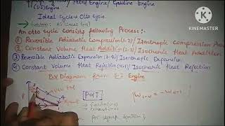 process of Otto cyclereversible adiabatic compressionexpansion  heat additionheat rejection [upl. by Pallas]