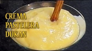 Crema Pastelera Dukan  Dukan Custard  Receta Fase Crucero [upl. by Norehc]