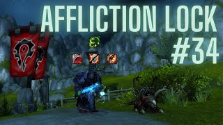 AFFLICTION WARLOCK PvP Gameplay 34  WOTLK CLASSIC [upl. by Murvyn]