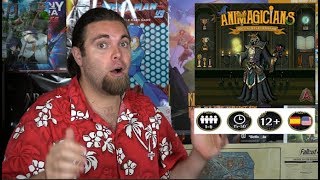 Animagicians Kickstarter Board Game Review [upl. by Ubald590]