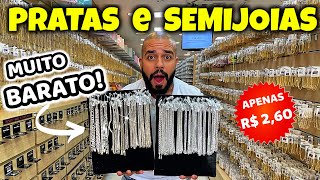 🔴 25 de MARÇO SP  MEGA IMPORTADORA PRATA 925 SEMIJOIAS e Folheados Atacado 25 de março São Paulo [upl. by Silvers63]