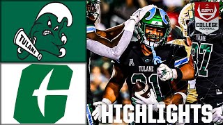 Tulane Green Wave vs Charlotte 49ers  Full Game Highlights  ESPN College Football [upl. by Aseuqram]