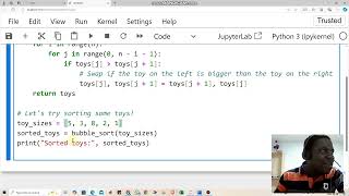 Bubble Sort  Python [upl. by Zerk]