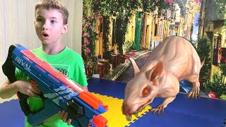 Nerf Perses Против Огромных злых Крыс [upl. by Floyd]