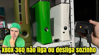 XBOX 360 NÃO LIGA OU DESLIGANDO SOZINHO [upl. by Garfield]