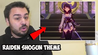 NEW GENSHIN FAN REACTS TO Raiden Shogun Battle Theme All Phases Genshin Impact OST REACTION [upl. by Lionello]