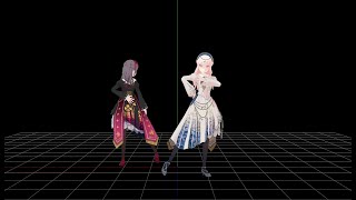 MMD Charles mirrored dance practice ver  Nightcord at 2500 [upl. by Tayler705]