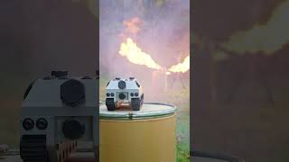 AHS Krab  Powerful mini Cannon  Slow Motion mrmichal tankgun minicannon [upl. by Arron]