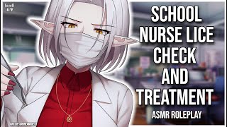 3DIO ASMR  School Nurse Lice Check amp Treatment 🩺  British Accent Head Scratches amp Whispers [upl. by Pegasus895]