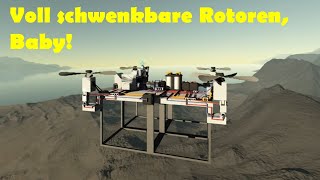 Showcase Archean 015 Der voll schwenkbare  selbst stabilisierende Quadcopter [upl. by Mattias]