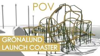 NL2 Grönalund  Launch Coaster POV [upl. by Tirzah]