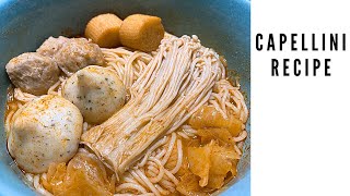 SIMPLE ANGEL HAIR PASTA RECIPE  Capellini Pasta Recipe  Angel Hair Spaghetti  KITCHEN DAILY [upl. by Koffler244]