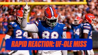 Rapid Reaction to Floridas 2417 win over Ole Miss [upl. by Conner894]