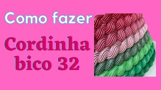 Cordinha com Bico 32 em Chantininho [upl. by Dualc]