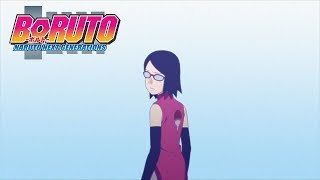 Boruto Ending 2  Sayonara Moon Town HD [upl. by Blakelee]