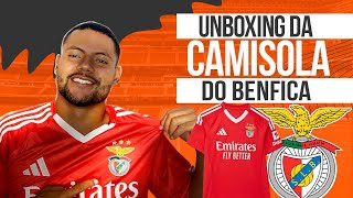 UNBOXING DA CAMISOLA DO BENFICA [upl. by Naujled]