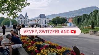 WALKING TOUR AT VEVEY SWITZERLAND 🇨🇭 travel nature [upl. by Guimar288]