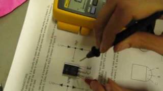 How to test a transistor [upl. by Kcod]