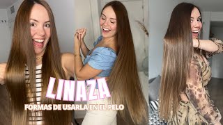 ¿Cómo HIDRATAR y hacer CRECER el CABELLO usando gel de LINAZA 🌱 Tendrás un CABELLO RADIANTE 🤩 [upl. by Ikik239]