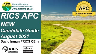 New RICS APC Candidate Guide  August 2021 [upl. by Glialentn]