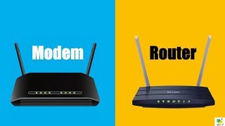 Difference Between Modem and Router  Modem vs Router  Similarities [upl. by Vel]