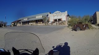 Motovlog 6Riding Through Downtown Terlingua TX [upl. by Xylina]