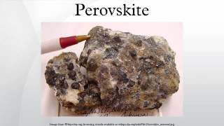 Perovskite [upl. by Randolf]