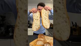 Ciabatta😍 Das Rezept findest du unten👇🏼ciabatta homemade fy fyp backen [upl. by Sevein]