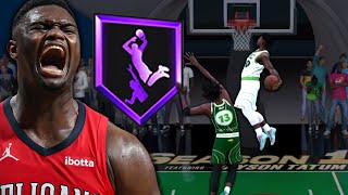 This NEW Zion Williamson Build is DOMINATING THE REC in NBA 2K25 [upl. by Aryek]