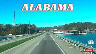 ALABAMA Driving US roads 4K [upl. by Nosnar86]