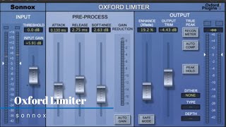 Oxford Limiter  sonnox  Demo [upl. by Nicola568]