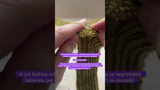 Skarpetki na drutach dla początkujących 🧦 Chodźcie zobaczyć tutorial ✨ knitting tutorials diy [upl. by Hennessy443]