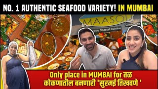 मुंबई Hotel MAASOLI मध्ये तळ कोकणातल्या recipesतिखवणे म्हणजे कायNo1 seafood variety in MUMBAI [upl. by Brezin]