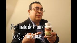 ¡Picolinato de Cromo Lo Que No Sabias  Con Chef y Dr Naturopata [upl. by Gwendolyn914]