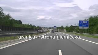 Autostrada A4 trasa Polska  Niemcy [upl. by Wise710]