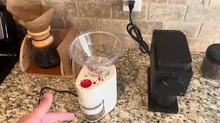 Fellow Gen 2 Ode Brew Grinder vs Bodum Bistro Electric Conical Burr Coffee Grinder Review [upl. by Junno673]