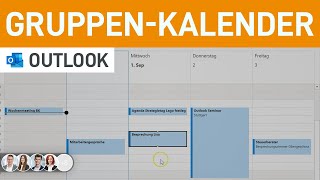 📅 Gruppenkalender So erstellst Du einen Teamkalender in Outlook [upl. by Thaddaus]