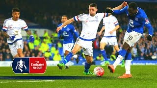 Lukaku’s superb solo goal v Chelsea  201516 Emirates FA Cup R6  Goals amp Highlights [upl. by Bouley]