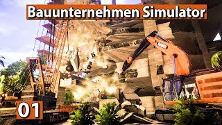 BAUUNTERNEHMEN SIMULATOR 🏗️ ABRISS und BAU Simulation ► Demolish And Build 2018 deutsch [upl. by Eelatsyrc]