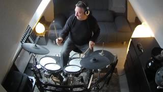 RockinAll Over the World STATUS QUO DRUM COVER [upl. by Philps]