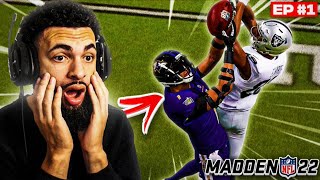 THE START OF MY LEGENDARY CAREER MADDEN 22 CB FRANCHISE EPISODE 1 [upl. by Adnahsat872]