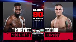 GLORY 90 Teodor Hristov vs Murthel Groenhart  Full Fight [upl. by Davy638]