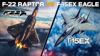 F22 Raptor Vs F15EX Eagle  Behind Enemy Lines  Digital Combat Simulator  DCS [upl. by Nurav165]