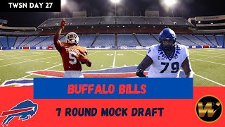 Buffalo Bills 7 round Mock Draft [upl. by Sunda179]