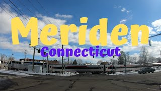 Meriden Connecticut Drive thru 4K Travel video [upl. by Siravrat]